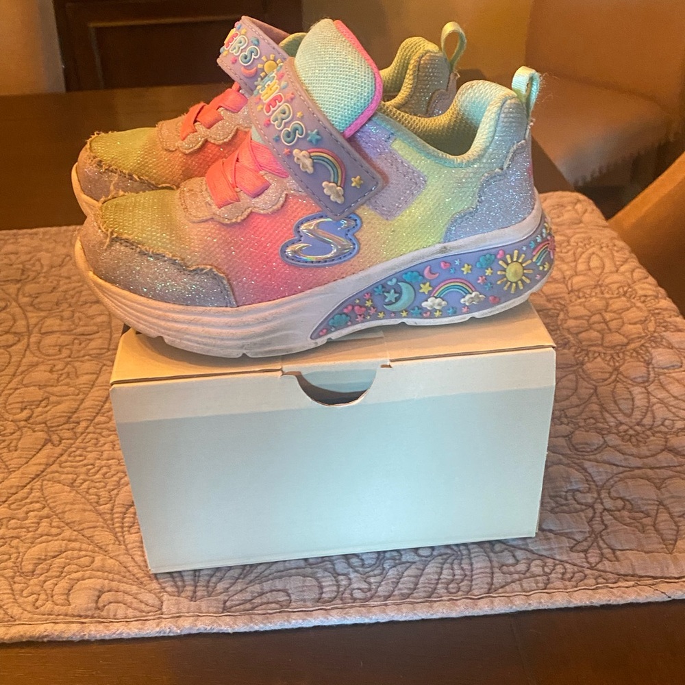 Skechers Kids' Pastel Glitter Sneakers